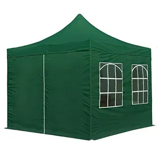 3 x 3 m inkl. 4 Seitenteile dunkelgrün 581832