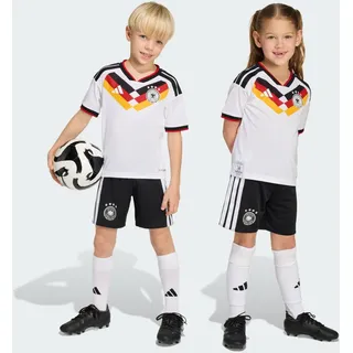 adidas Kinder DFB Home Set Fußballtrikot weiß 92