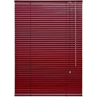 Jalousie LIEDECO "Aluminium-Jalousie" Gr. 28, rot (bordeaux), B:220cm H:160cm, Jalousien, Aluminium