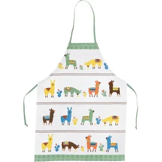 Erwin Müller Kochschürze Kinderschürze, fleckabweisend Motiv grün