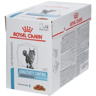 Royal Canin Sensitivity Control Huhn & Reis Feine Stückchen in Sauce 12 x 85 g