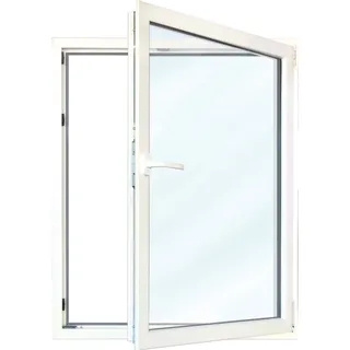 josefmeeth Wohnraumfenster 76/3 1-flügelig Dreh-Kipp 100 x 50 cm weiß