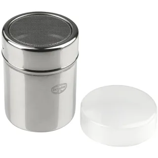 Dr. Oetker Puderzuckerstreuer Siebstreuer 6 cm Silber unbefüllt