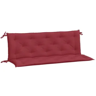 vidaXL Bankauflage 150 x 50 x 7 cm rot 2 St.