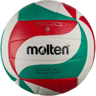 Molten Volleyball V4M1500 weiß/grün/rot 4