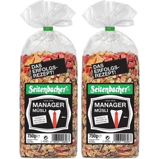 Seitenbacher Manager Müsli 2x 2x750 g