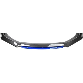 Auto Frontspoiler Lippe für Audi A6 Saloon C7 2011-2017, Frontstoßstange Frontlippe Spoiler Lip Splitter Diffusor Front Spoilerlippe Body Kit Zubehör,D-Carbon Fiber Blue