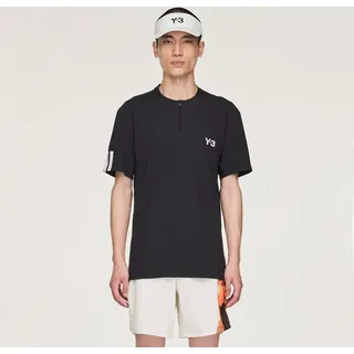 Y-3 Tennis Pro FreeLift T-Shirt mit Reißverschluss - Black - S