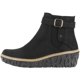 El Naturalista Damen Ankle Boots Myth Yggdrasil, Frauen Stiefeletten,Wechselfußbett,halbstiefel,Kurzstiefel,Black,37 EU / 4 UK