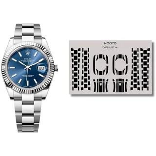 NOOYO Schutzfolie für Rolex Datejust 41 Schutz für Gehäuse, Schließe und Armband z.B. 126334