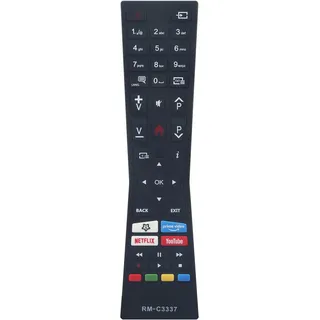 Neu RM-C3337 RC43100P Ersatz Fernbedienung für JVC TV RCA243100P RC0360 LT-49VU6VU63M LT-55V55LU LT-50VUQ390I LT-49K790 LT-65VU83M LT-32VFQ52I LT-49VU73M LT-43VU63M LT-49VU63M LT-49VU63M LT-50VU980