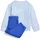 Baby-Jogginganzug JE1381 glow blue/white 86