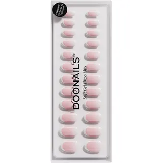 doonails ltd DOONAILS Soft Gel Press Ons Classic French Medium Round - rosa