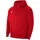 Fleece Kapuzenjacke Kinder university red/white XS 122-128 cm