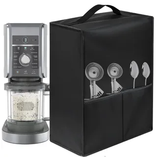 Hitzebeständige, Wasserdichte, Staubdichte Abdeckung für Ninja CREAMi Eismaschine & Dessertmaschine NC300EU, Ninja 2-in-1 Mixer, Ninja CREAMi Deluxe NC501EU (NC501EU)