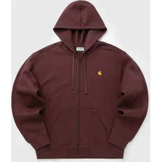 Hooded American Script Jacket - red - M