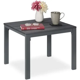 Relaxdays Beistelltisch 48 x 52 x 39 cm Grau