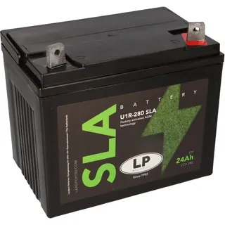 Landport AGM Batterie 12V 24Ah für Rasenmäher Rasentraktor LS U1R-280 SLA