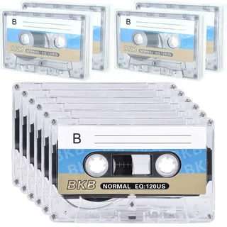10 Stück Audio Kassetten Leer: Rauscharm Audiokassetten, 90 Min Musikkassette,Leere Kassette Zum Aufnehmen,Geeignet für Vorlesungen, Seminare und tägliche Aufzeichnungen