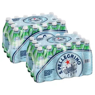 San Pellegrino Sprudelwasser in der Flasche, 24 x 500 ml