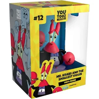 Youtooz Mr Krabs und die kleinste Violine, 11,2 cm, Vinyl-Figur, offiziell lizenziertes Mr. Krabs und die kleinste Violine, Sammlerstück aus Spongebob Schwammkopf von Spongebob Schwammkopf Collection,