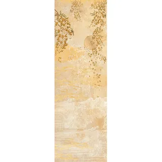 Tischläufer Soleil d ́or Doré 50x155 cm Baumwolle-Leinen-Mix - Garnier-Thiebaut