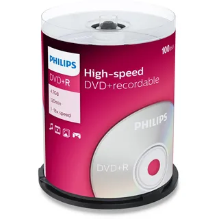Philips DVD+R 4,7GB 16x 100er Spindel