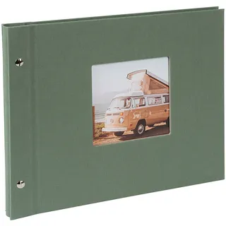 Goldbuch Schraubalbum Bella Vista 30x25 40 schwarze Seiten Artischocke 1 Stück