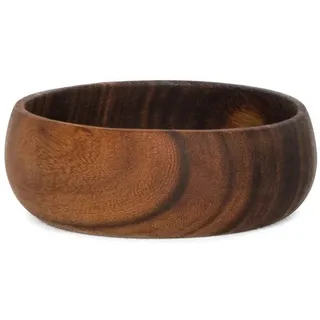 Levandeo® Dekoschale, Holzschale Akazie 15cm rund Holz Schale Obstschale