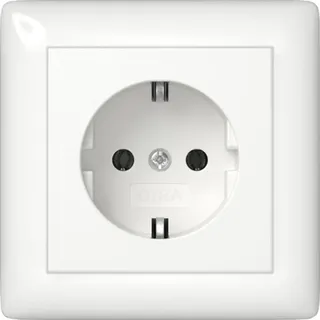 Gira Schuko-Steckdose Unterputz 444003 Weiß