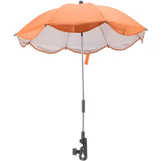 14in Baby Kinderwagen Sonnenschirm, Universal-Baby-Kinderwagenschirm mit Klemme -Schutz Einstellbar Kinderwagen Sonnenschirm Sonnenschirm für Kinderwagen, Stubenwagen, Rollstuhl (Orange