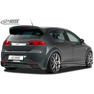 RDX Racedesign Heckschürzenansatz kompatibel mit Seat Leon 1P Facelift 2009-2012 exkl. FR/Cupra (PUR)