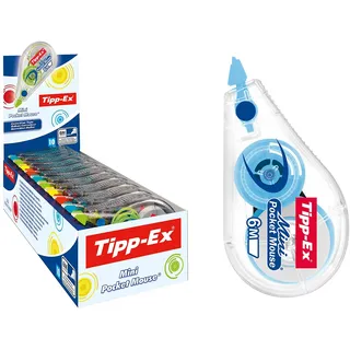 BIC Tipp-Ex Korrekturroller Mini Pocket Mouse, weiß