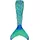 Meerjungfrauenflosse Mermaidens Original Aussie Green für Kinder