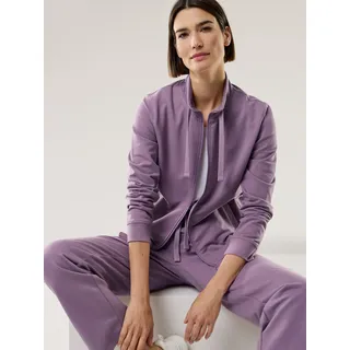 Walbusch Damen Sweat Jacke Soft Touch Lila