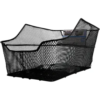 Fischer Fahrradkorb Gepäckträgerkorb Schultasche schwarz