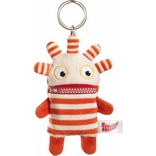 Sorgenfresser Saggo 10 cm Schlüsselanhänger - Rot/Weiß