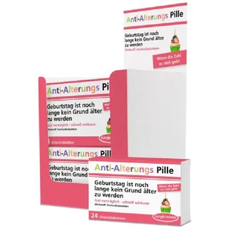 Scherztablette Anti-Alterungspillen für Geburtstage,Scherzartikel,Geschenk,22g