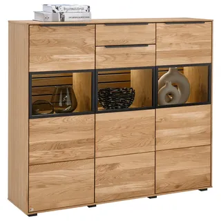 Set One by Musterring Highboard Jackson Braun Eiche
