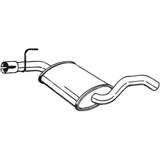 BOSAL Mittelschalldämpfer 233-693