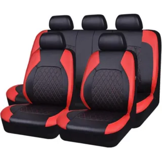 Auto Sitzbezüge Set für Renault Captur -II/ 2019 2020 2021 2022 2023, Auto Schonbezüge Komplettset,Leder 5-Sitze Autositz Sitzschoner,D