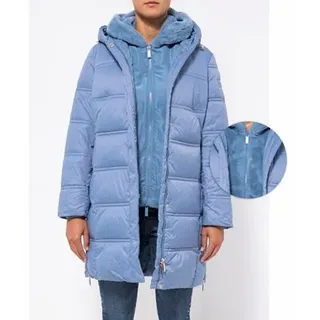 STEFFEN SCHRAUT Outdoormantel mit Webpelz-Weste Down Touch figurumspielend