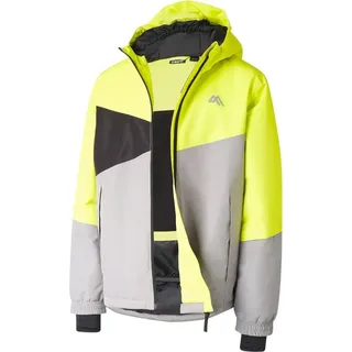 Crivit Kinder Skijacke Wasserabweisend Wind- und wasserdicht Gelb 146-152 - Grau - 146/152