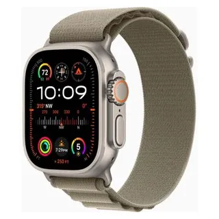 GPS + Cellular 49 mm Titangehäuse natur, Alpine Loop olive L