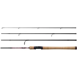 Abu Garcia Diplomat V2 Reise-Angelrute - Kompakte 4-teilige Carbon-Reiserute für mehrere Fischarten, Premium-Korkgriff, ideal für Süß- und Salzwasserfischen 2,44m 10-35G