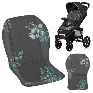 lionelo SEATLINER Universelle Kinderwagenmatratze, beidseitig wasserabweisendes Material, kompatibel mit den meisten Kinderwagen, weiche Kinderwageneinlage