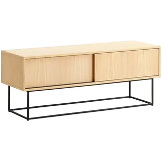 Woud - Virka Sideboard low, Eiche geseift