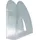 Stehsammler TWIN 1611-23 klar-transparent Kunststoff, DIN A4