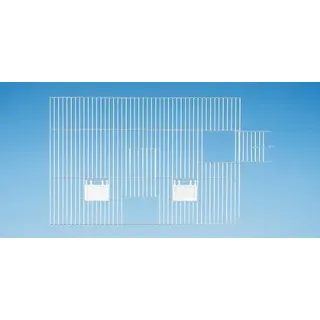 Nobby Vogel Tierkäfig-Vorsatzgitter, verzinkt, 40 x 40 cm, Nisttür für Vögel, Innenbereich