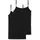 Unterhemd 2er Pack Schwarz 42